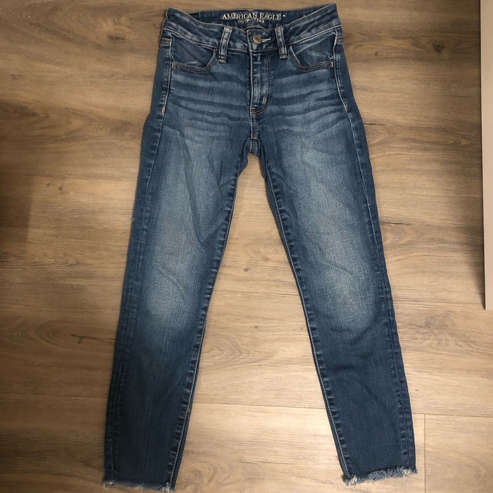 AE NE(X)T LEVEL JEGGING CROPPED JEANS
